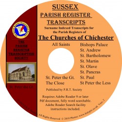 Chichester 9 Churches Parish Registers