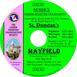 Mayfield Parish Register